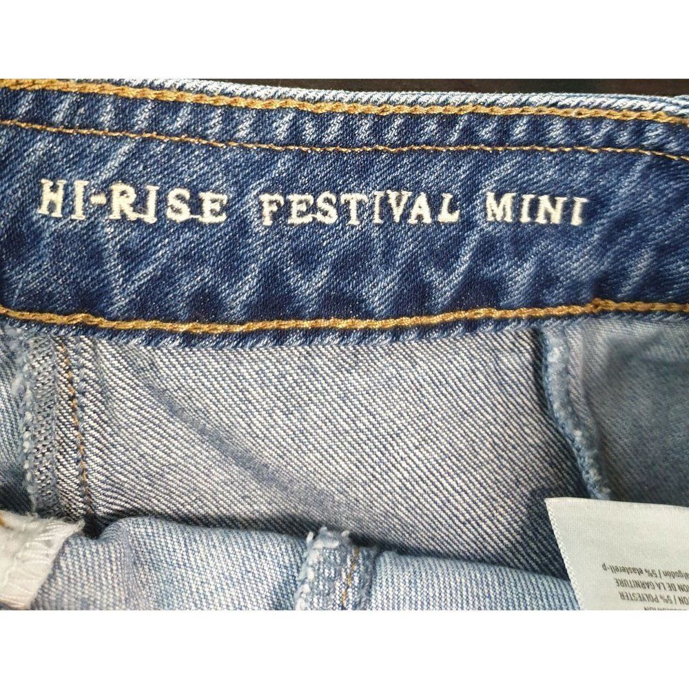 American Eagle Women's Patchwork Denim Mini Skirt… - image 7